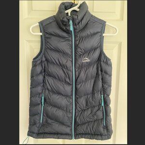 Women's Bean's Down puffer Vest XXS navy blue